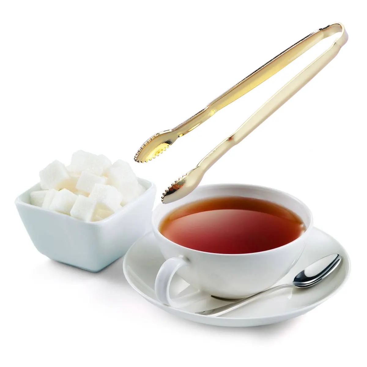 4pcs Stainless Steel Sugar Cube Tongs Premium Mini Serving Tongs Heat Resistant Odor Home Camp Use Gold Plated Ice
4pcs Stainless Steel Sugar Cube Tongs Premium Mini Serving Tongs Heat Resistant Odor Home Camp Use Gold Plated Ice