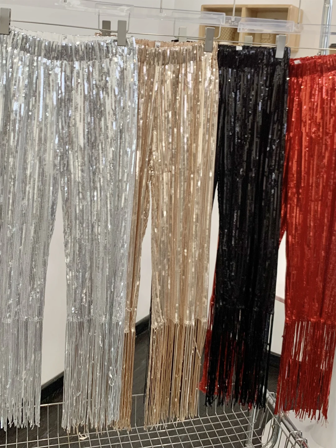 iny Sequin High Waist Casual Pants Women's Performance Dance Club Par Skinfitted Tassel Decorated Long Leggings
iny Sequin High Waist Casual Pants Women's Performance Dance Club Par Skinfitted Tassel Decorated Long Leggings