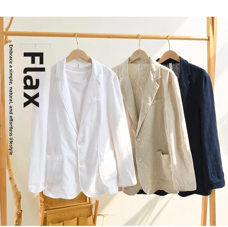 2026 100% Linen Blazer - Men's Fashionable Business Outdoor Multi-purpose Travel Wedding Loose Casual Retro Flat Collar Blazer
2026 100% Linen Blazer - Men's Fashionable Business Outdoor Multi-purpose Travel Wedding Loose Casual Retro Flat Collar Blazer