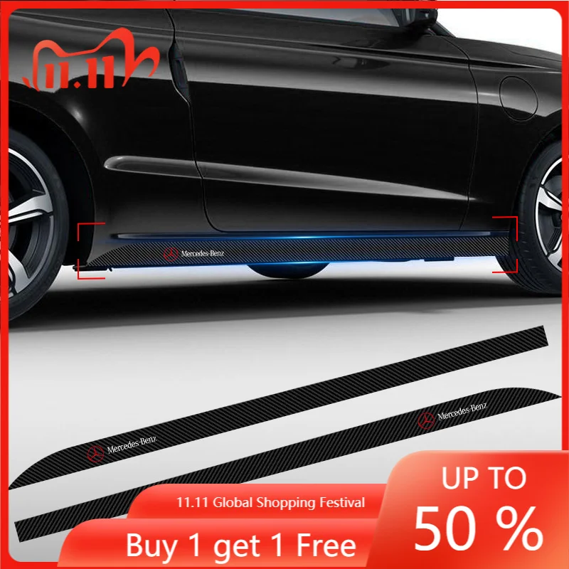 2pcs Car Side Skirt Sill Carbon Fibre Body Protection 3D Sticker For Mercedes Benz GLK GLA A B C E R G Class C180 S200 S300 W176
2pcs Car Side Skirt Sill Carbon Fibre Body Protection 3D Sticker For Mercedes Benz GLK GLA A B C E R G Class C180 S200 S300 W176