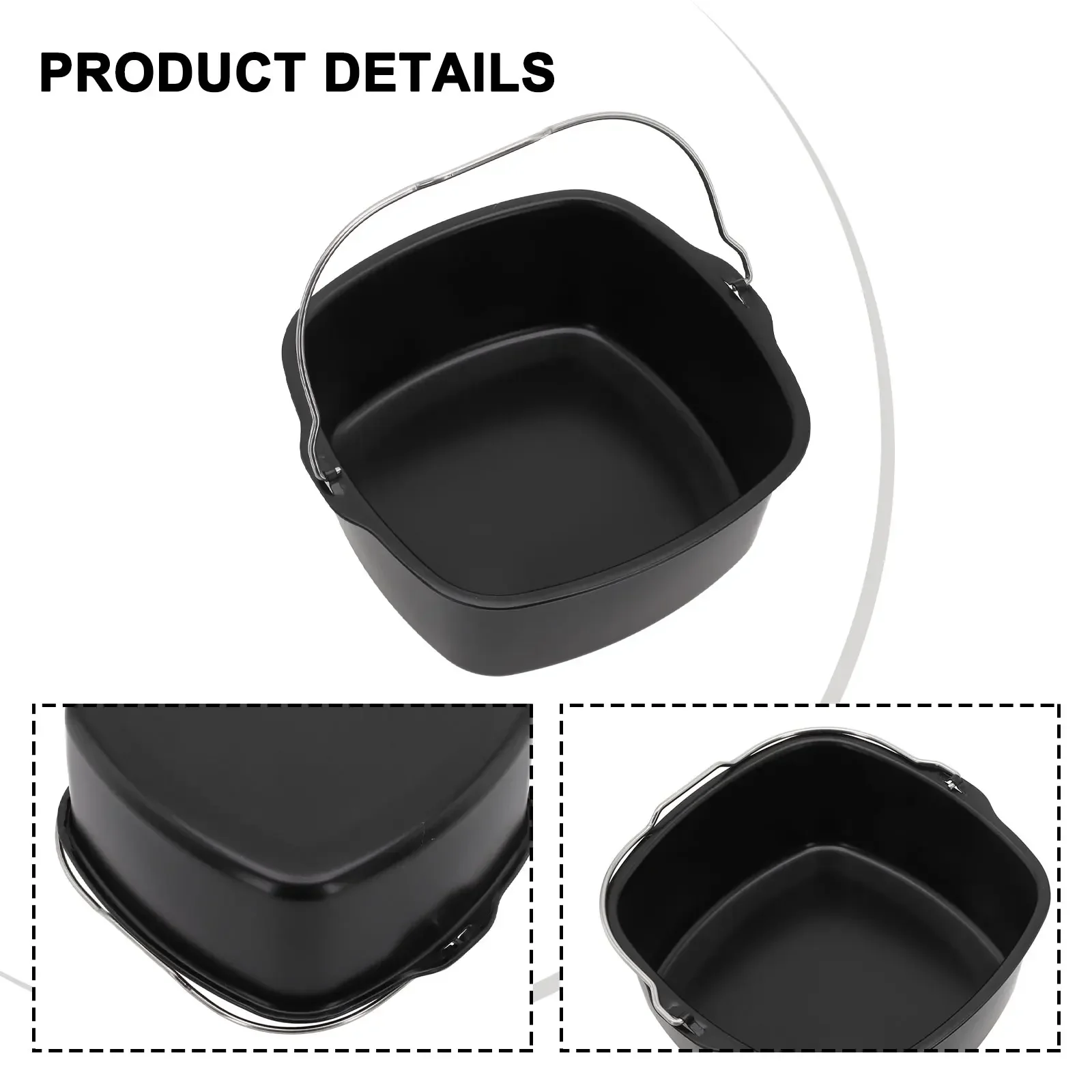 Kitchen Tools Cake Basket Gadgets Airfryer Baking Dish For Baking Dish Non-stick Cake Baking Tray High Quality
Kitchen Tools Cake Basket Gadgets Airfryer Baking Dish For Baking Dish Non-stick Cake Baking Tray High Quality