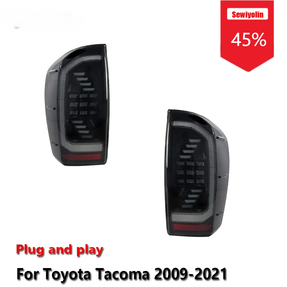 Sewiyolin Car LED Tail Light Assemblies For Toyota Tacoma 2009-2021 Auto Fog DRL Brake Turn Signal Lamp Plug and Play
Sewiyolin Car LED Tail Light Assemblies For Toyota Tacoma 2009-2021 Auto Fog DRL Brake Turn Signal Lamp Plug and Play