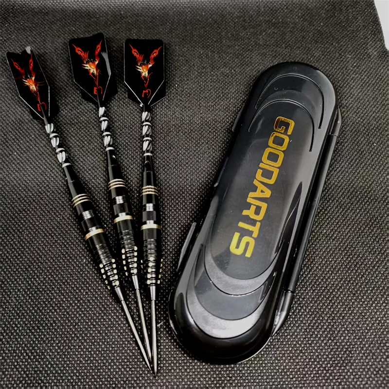 24g Professional Steel Needle Dart Set Metal Dart Rod+Cool Pattern Flight Dart Storage Box Essential for Sports Enthusiasts
24g Professional Steel Needle Dart Set Metal Dart Rod+Cool Pattern Flight Dart Storage Box Essential for Sports Enthusiasts