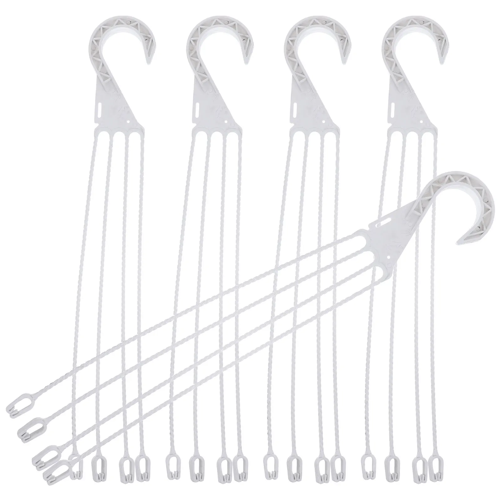 5 Pcs White 45cm Hanging Flowerpot Hooks Plant Holders Durable Plastic Sturdy Practical Balcony Terrace Use
5 Pcs White 45cm Hanging Flowerpot Hooks Plant Holders Durable Plastic Sturdy Practical Balcony Terrace Use