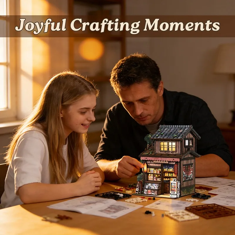New Spring General Store DIY Dollhouse 3D Bookend – Handmade Wooden Model Toy Building Kit, Gift for Figure Lovers Birthday
New Spring General Store DIY Dollhouse 3D Bookend – Handmade Wooden Model Toy Building Kit, Gift for Figure Lovers Birthday