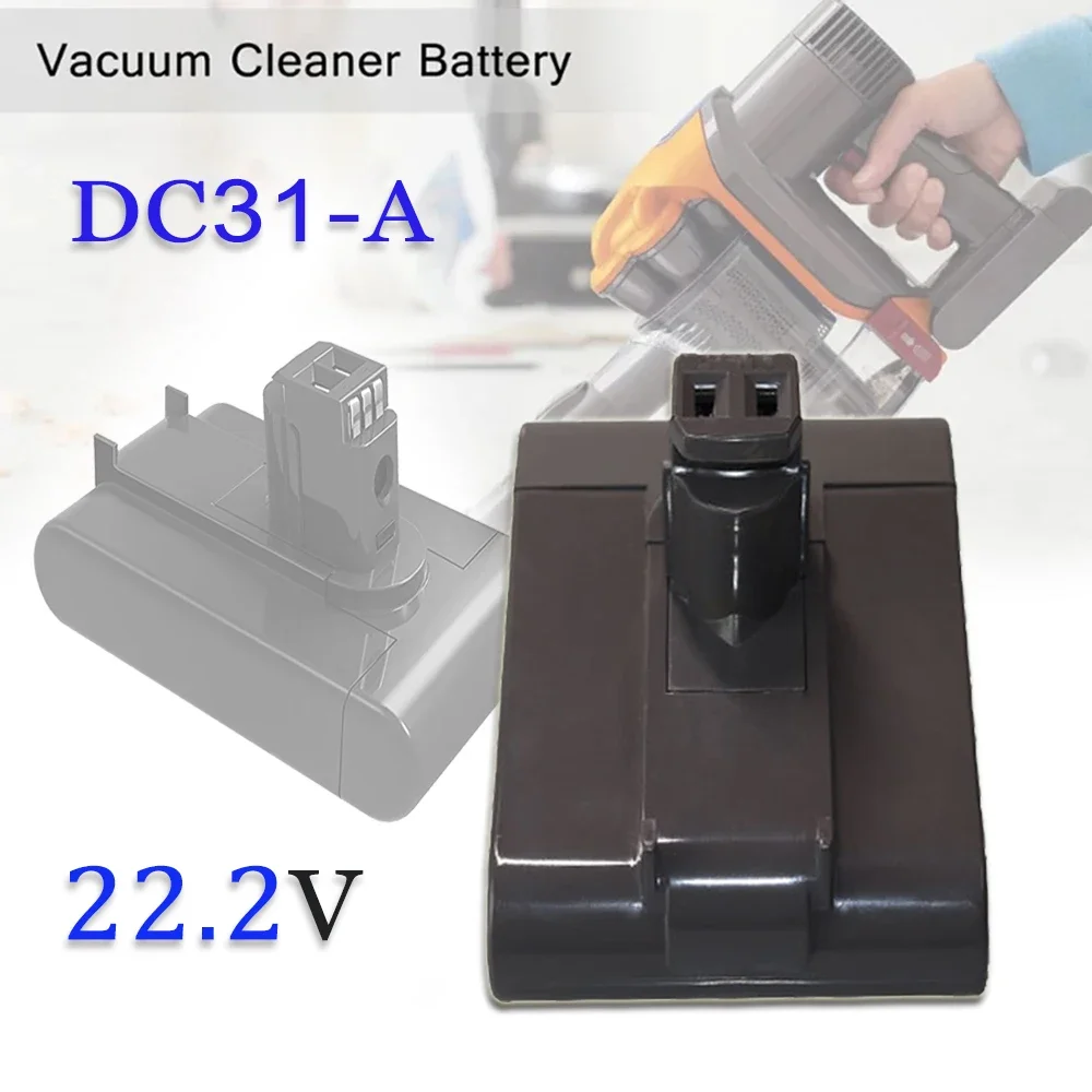 For Dyson DC31 A-Type 22.2V 4000/5000/6000mAh Li-ion Vacuum Cleaner Battery,DC35,DC45,DC34,DC44Animal, DC35 Animal
For Dyson DC31 A-Type 22.2V 4000/5000/6000mAh Li-ion Vacuum Cleaner Battery,DC35,DC45,DC34,DC44Animal, DC35 Animal
