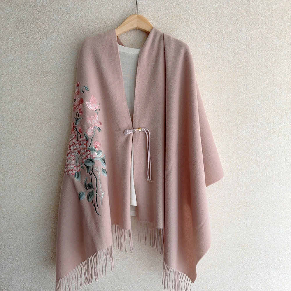 Большой длинный розовый шарф 200 см из чистой шерсти в китайском стиле с вышивкой, женский зимний теплый толстый шарф с кисточками, дизайнерский шейный шарф
Большой длинный розовый шарф 200 см из чистой шерсти в китайском стиле с вышивкой, женский зимний теплый толстый шарф с кисточками, дизайнерский шейный шарф