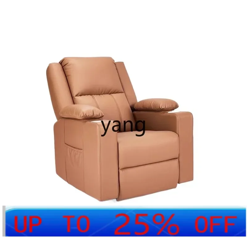 LHreal cowhide multi-functional single sofa can be reclined and slept with electric recliner
LHreal cowhide multi-functional single sofa can be reclined and slept with electric recliner