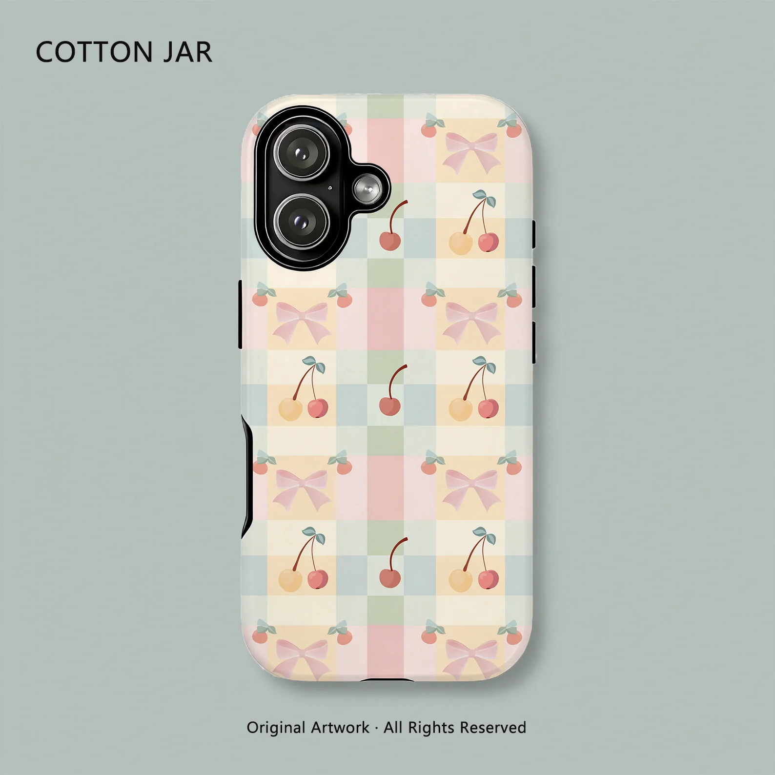 Cute Cherry Ribbon Gingham Pattern Magnetic Phone Case For iPhone 17 16 Pro Max Plus 15 14 13 12 Double Layer Shockproof Cover
Cute Cherry Ribbon Gingham Pattern Magnetic Phone Case For iPhone 17 16 Pro Max Plus 15 14 13 12 Double Layer Shockproof Cover