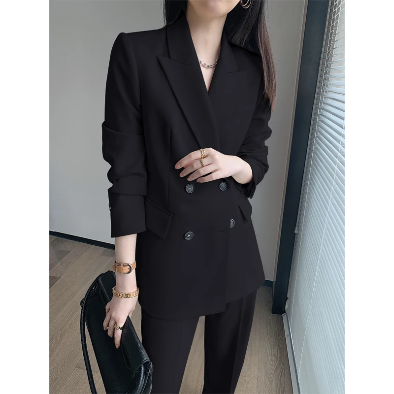 Ele Bla Suit Set for Women High Faion Profional Autumn Winter New Sle Premium Quali Tailored Fit Original Design
Ele Bla Suit Set for Women High Faion Profional Autumn Winter New Sle Premium Quali Tailored Fit Original Design