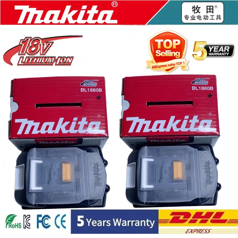 100% Original makita 18V battery 2Ah 5Ah 6Ah Rechargeable Battery LED Indicator Lithium Ion Battery For Makita Power Tools
100% Original makita 18V battery 2Ah 5Ah 6Ah Rechargeable Battery LED Indicator Lithium Ion Battery For Makita Power Tools