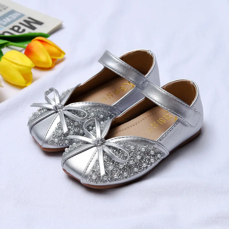 Fashion Children's Single Shoes Princess Party Dress Shoes Student Dance Performance Sandals Girls Pearl Rhinestone Flat Shoes
Fashion Children's Single Shoes Princess Party Dress Shoes Student Dance Performance Sandals Girls Pearl Rhinestone Flat Shoes