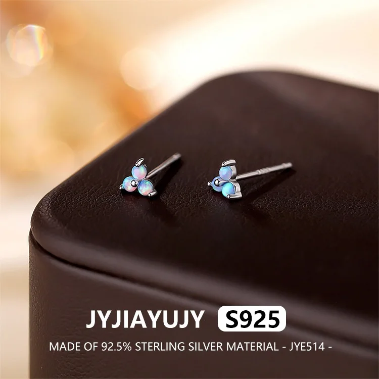 JYJIAYUJY 100% цельно оригинальные серьги-гвоздики из стерлингового серебра S925, красочные серьги-гвоздики с тремя лепестками цветов, модные ювелирные изделия, подарок на каждый день JYE514
JYJIAYUJY 100% цельно оригинальные серьги-гвоздики из стерлингового серебра S925, красочные серьги-гвоздики с тремя лепестками цветов, модные ювелирные изделия, подарок на каждый день JYE514