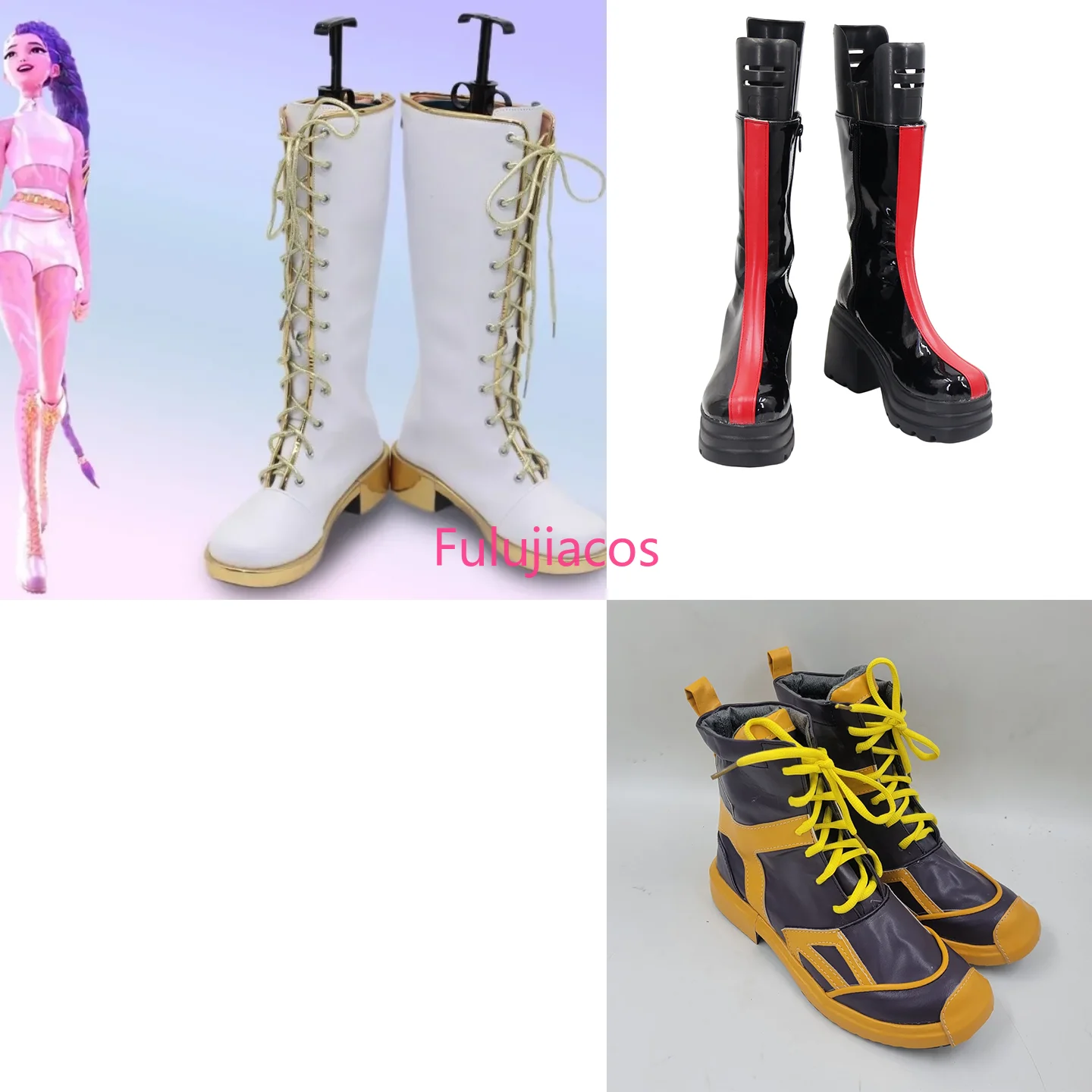 Fulujiacos anime Kpop Demon Hunter Cosplay shoes Rumi Zoey Mira Cosplay shoes Performance Clothes Halloween
Fulujiacos anime Kpop Demon Hunter Cosplay shoes Rumi Zoey Mira Cosplay shoes Performance Clothes Halloween
