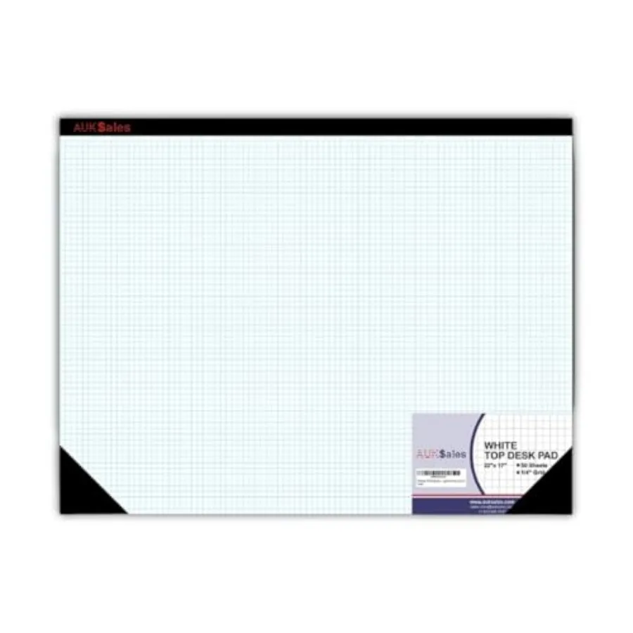 Graph Paper Pad 22"x17", 50 Sheets, 1/4 Inch Grid, 80 GSM, Engineering Drafting Paper for Designers, Blueprint Sketching, Grid-
Graph Paper Pad 22"x17", 50 Sheets, 1/4 Inch Grid, 80 GSM, Engineering Drafting Paper for Designers, Blueprint Sketching, Grid-
