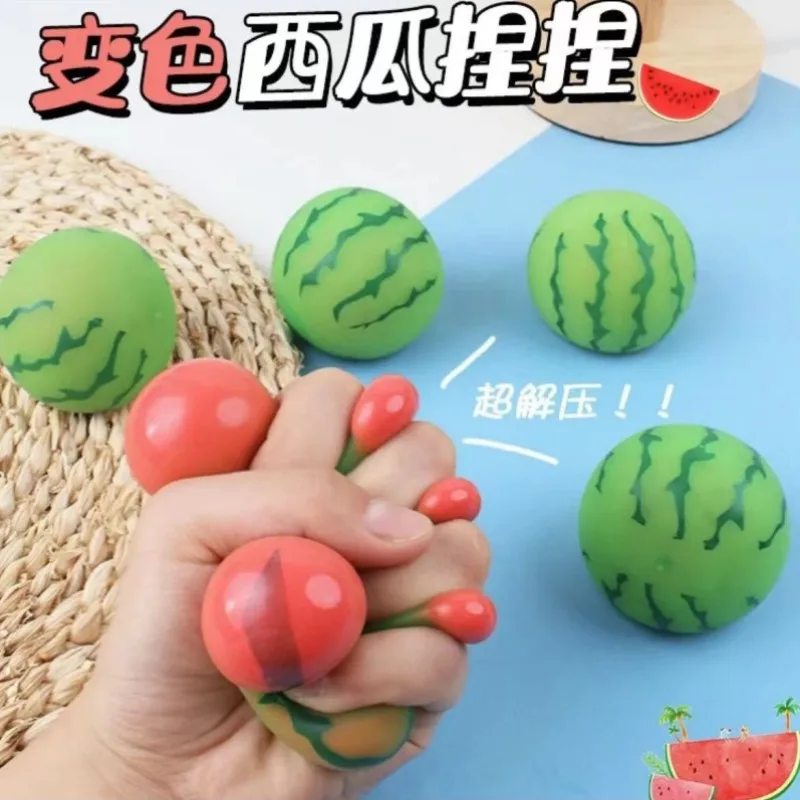New Artificial Fruit Watermelon Squeeze Toys Slow Rebound Red Vent Ball Kids Adult Decompression Toy
New Artificial Fruit Watermelon Squeeze Toys Slow Rebound Red Vent Ball Kids Adult Decompression Toy