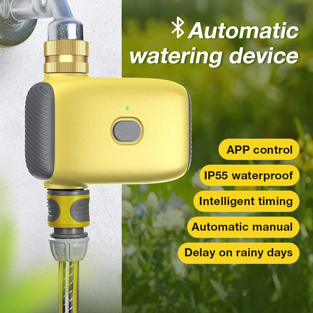 Bluetooth Irrigation Watering Timer Automatic Garden Drip Irrigation Control System Compatible with Alexa Google Smart Life
Bluetooth Irrigation Watering Timer Automatic Garden Drip Irrigation Control System Compatible with Alexa Google Smart Life