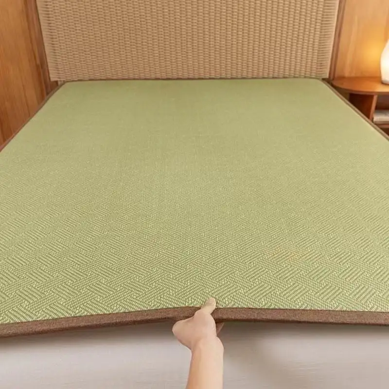 High-End Ice Vine Mat Summer Cooling Bedding Tatami Style Japanese Floor Sleepers Mattress Pad Hand-Made Woven Craft
High-End Ice Vine Mat Summer Cooling Bedding Tatami Style Japanese Floor Sleepers Mattress Pad Hand-Made Woven Craft