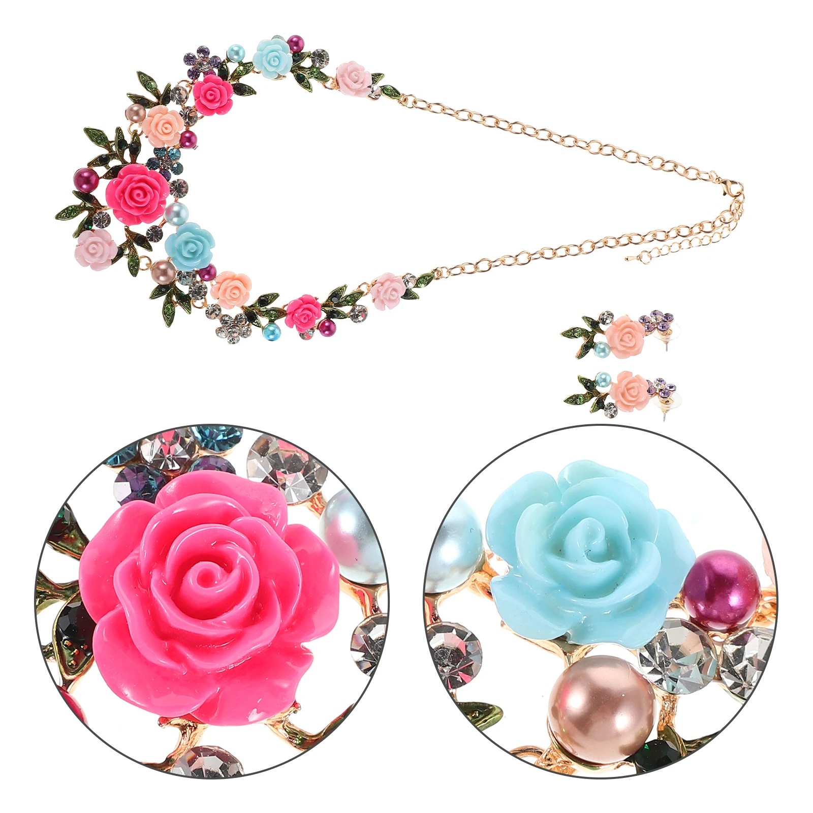 1 set Inspired Flower Leaf Necklace Earrings Set Lightweight Jewelry Summer Outings Garden Parties Wedding Prom Casual
1 set Inspired Flower Leaf Necklace Earrings Set Lightweight Jewelry Summer Outings Garden Parties Wedding Prom Casual