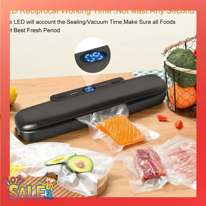 ABCL Automatic Vacuum Sealer Machine For Food Storage With 50Pcs Food Saver Bags Sealing Machine For Vacuum EU Plug-Black Durabl
ABCL Automatic Vacuum Sealer Machine For Food Storage With 50Pcs Food Saver Bags Sealing Machine For Vacuum EU Plug-Black Durabl