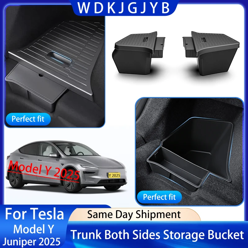 For Tesla Model Y Juniper 2025 Storage Buckets On Both Sides Of The Trunk Sides Scratch Resistant Waterproof TPE Storage Buckets
For Tesla Model Y Juniper 2025 Storage Buckets On Both Sides Of The Trunk Sides Scratch Resistant Waterproof TPE Storage Buckets