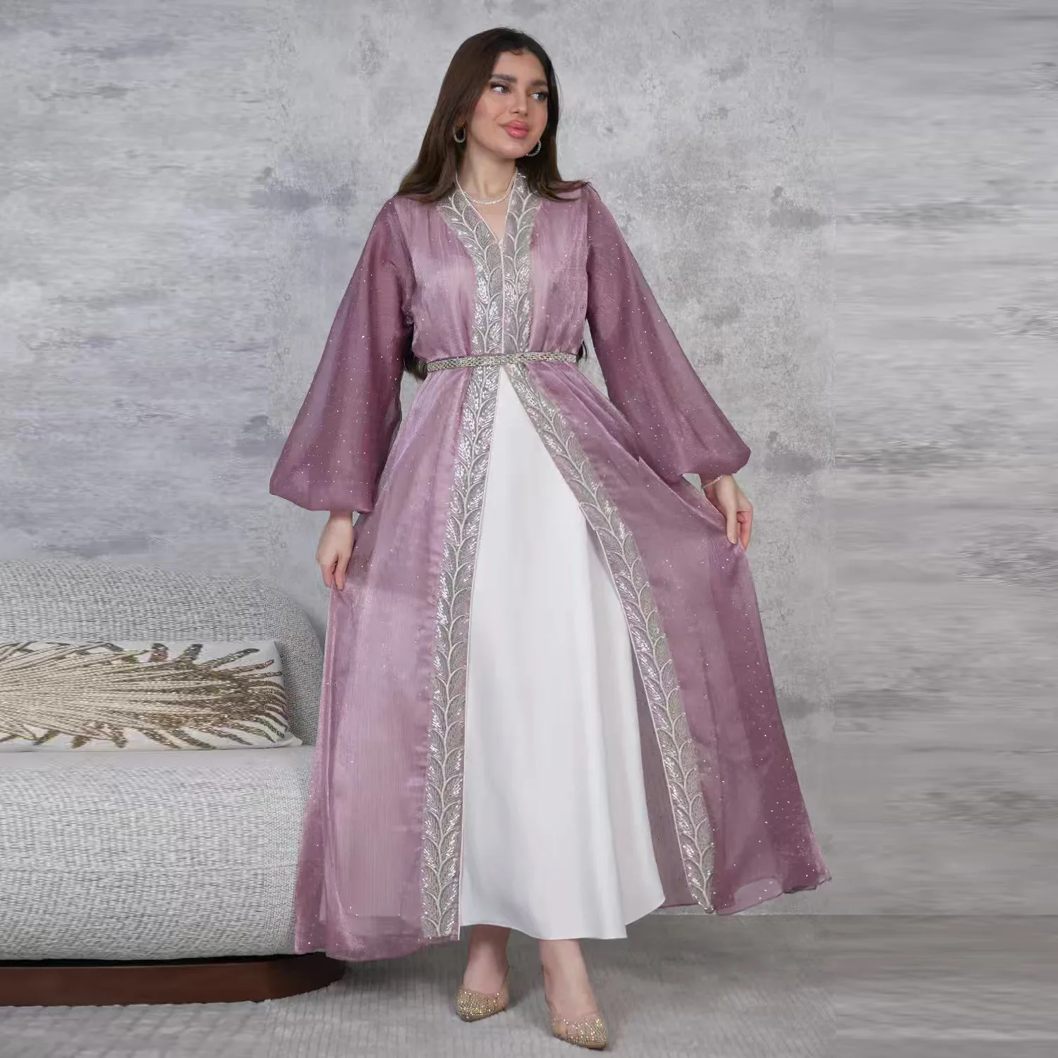 Eid Ramadan Dubai Abayas Muslim Women Diamonds Inner Dress Set Evening Kaftan Jalabiya Arabic Modest Kimono Dress Dubai Kebaya
Eid Ramadan Dubai Abayas Muslim Women Diamonds Inner Dress Set Evening Kaftan Jalabiya Arabic Modest Kimono Dress Dubai Kebaya