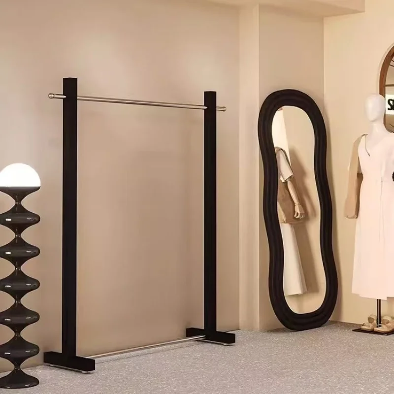 Custom. Clothing Store Display Stand Stainless Steel Island Ark Iron Black Hanger Clothing Display Props Simple Floor-Standing R
Custom. Clothing Store Display Stand Stainless Steel Island Ark Iron Black Hanger Clothing Display Props Simple Floor-Standing R