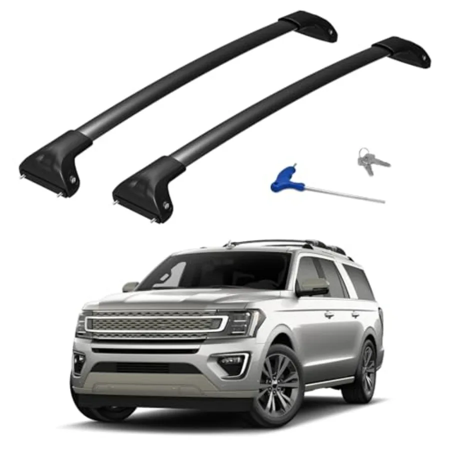 Багажник на крышу (300 фунтов) с поперечинами, совместимый с Lincoln Navigator 2018-2024 и Ford Expedition/Max 2018-2026, для перевозки грузов и багажа
Багажник на крышу (300 фунтов) с поперечинами, совместимый с Lincoln Navigator 2018-2024 и Ford Expedition/Max 2018-2026, для перевозки грузов и багажа