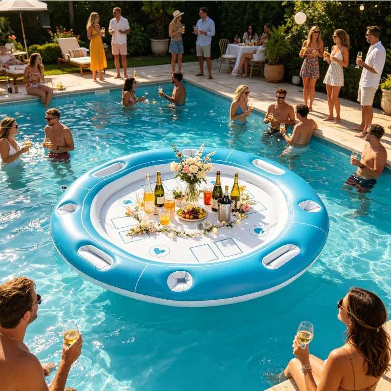 New Water Poker Table Inflatable Chess and Card Table Mahjong Table PVC Waterproof Swimming Pool Floating Multi functional
New Water Poker Table Inflatable Chess and Card Table Mahjong Table PVC Waterproof Swimming Pool Floating Multi functional