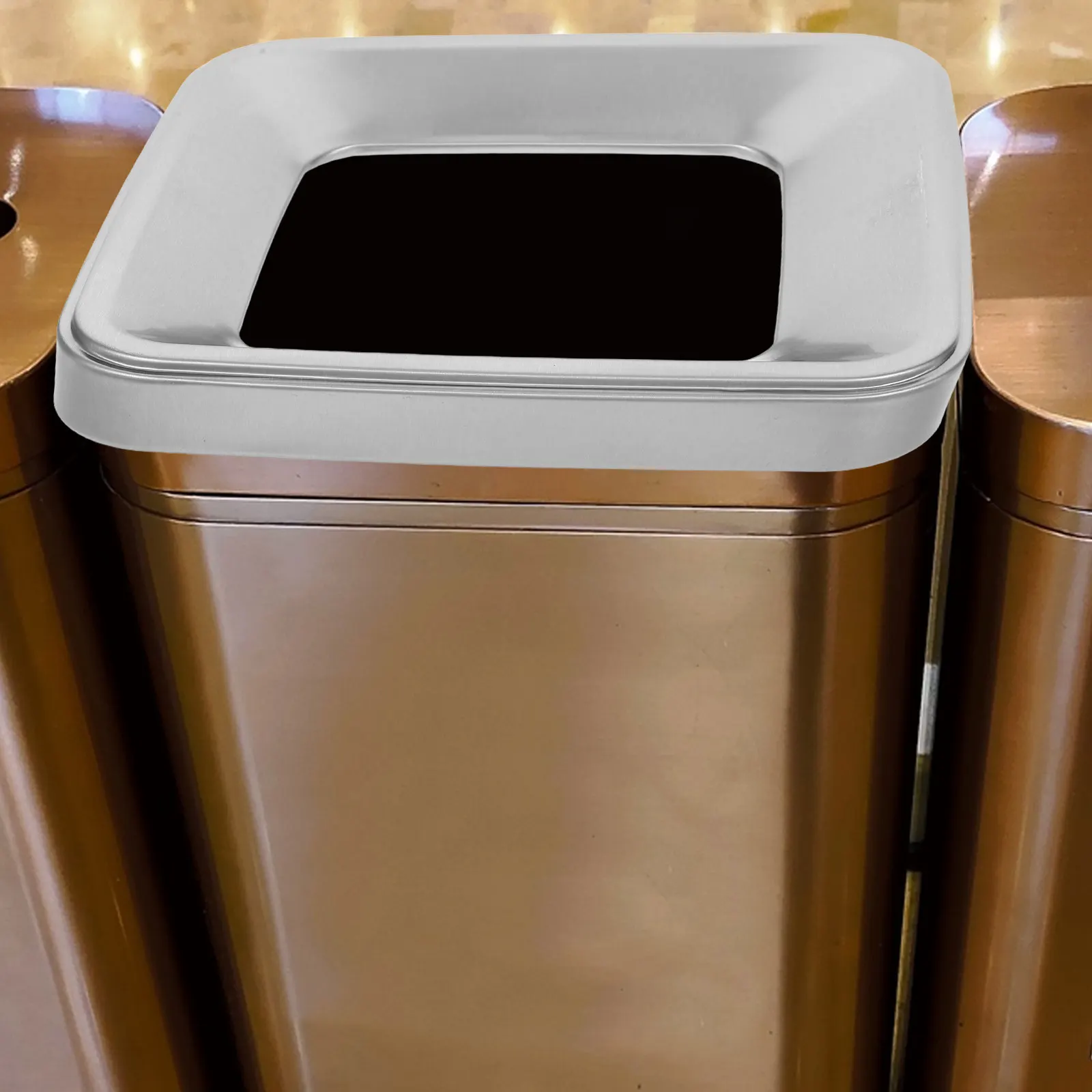 1pc Commercial Trash Can Lid Stainless Steel Outdoor Waste Bin Top Replacement Garbage Receptacle Cover For Office Hotel Public
1pc Commercial Trash Can Lid Stainless Steel Outdoor Waste Bin Top Replacement Garbage Receptacle Cover For Office Hotel Public