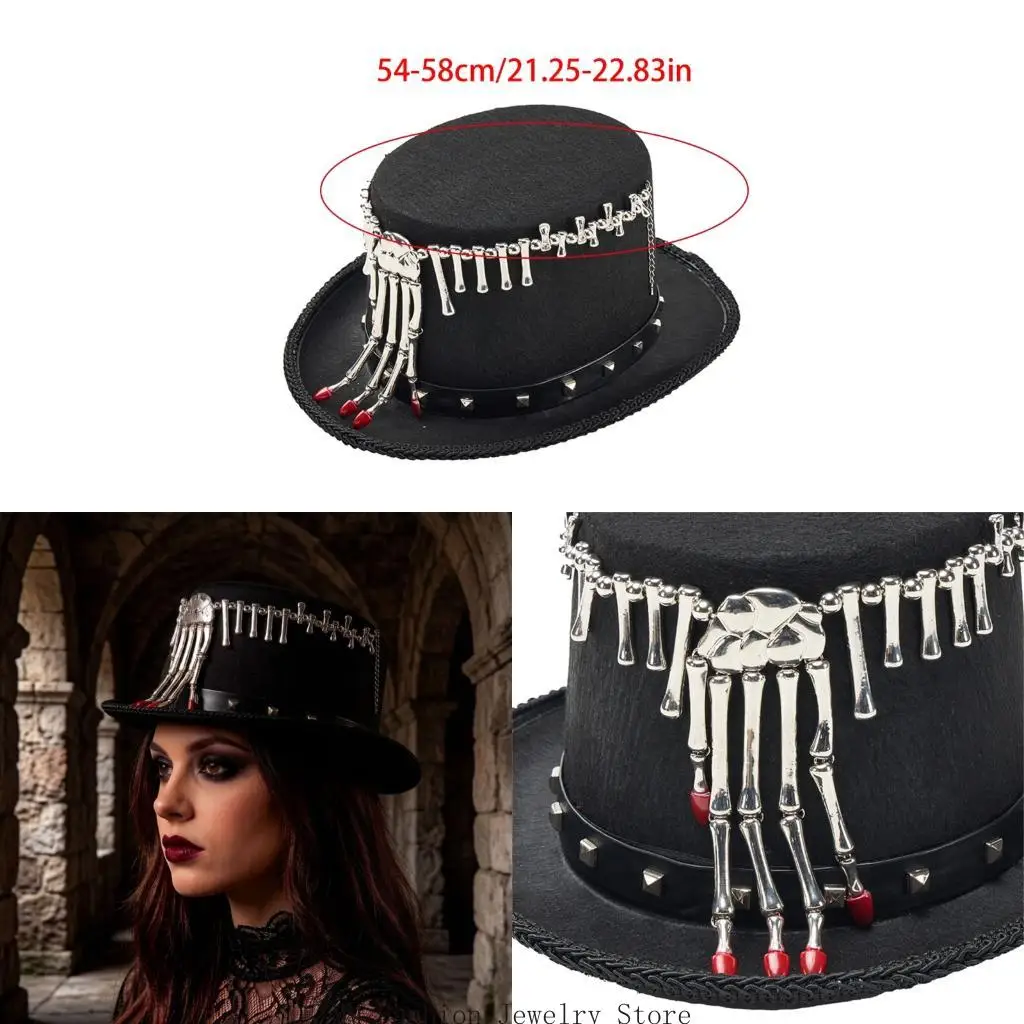 Unique Gothic Accessory Hat Suitable For Larp Renaissances Fair Outfits D0UB
Unique Gothic Accessory Hat Suitable For Larp Renaissances Fair Outfits D0UB