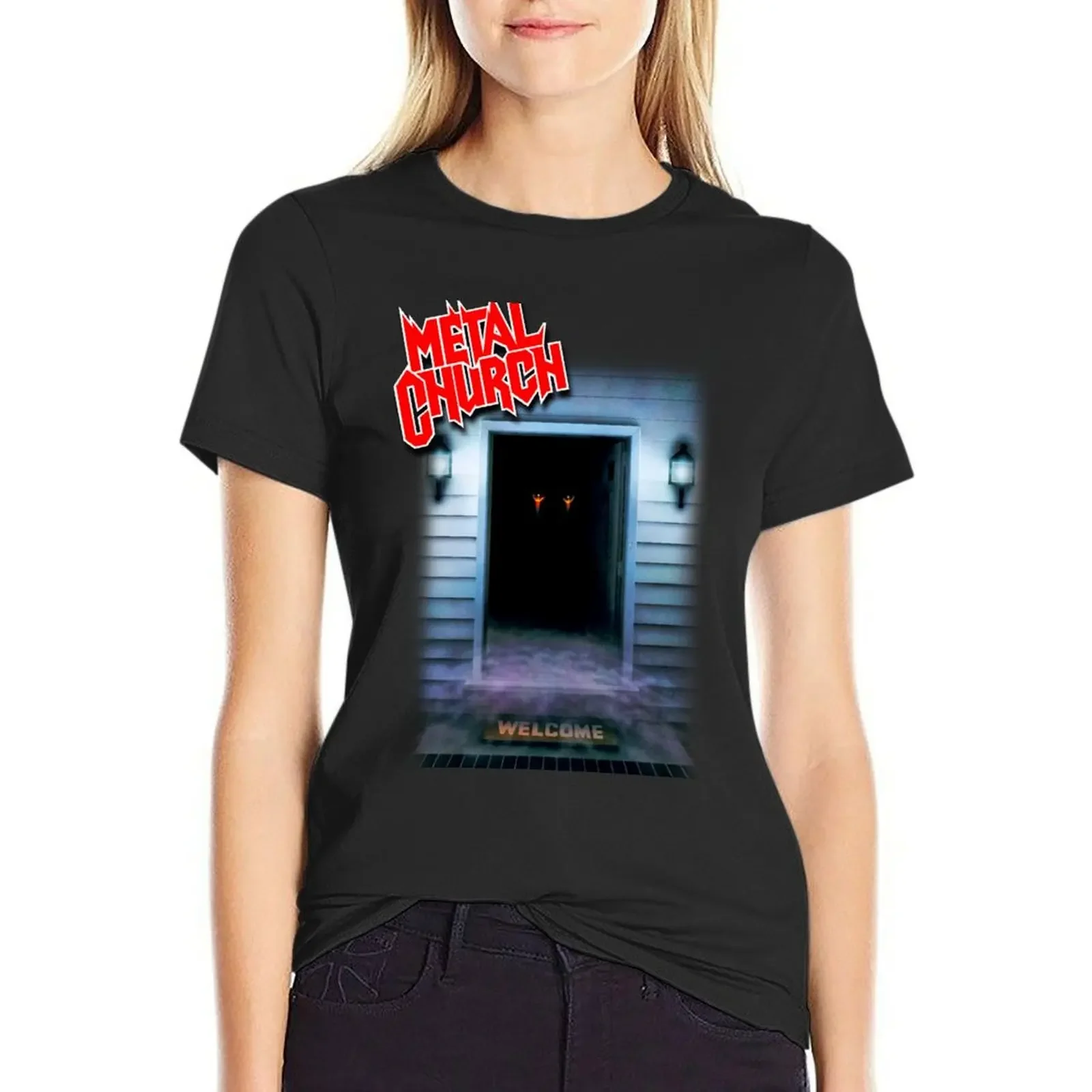 The Dark by Metal Church - Classic Old School Heavy Power Thrash Metal T-Shirt vintage plus sizes anime Women clothing
The Dark by Metal Church - Classic Old School Heavy Power Thrash Metal T-Shirt vintage plus sizes anime Women clothing