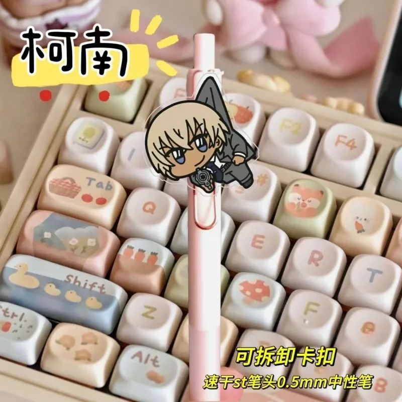 5PCS Anime Detective NEW Conans Series Gel Pen Cute Cartoon Character Creativity Printing 0.5mm Quick Drying Pen Stationery
5PCS Anime Detective NEW Conans Series Gel Pen Cute Cartoon Character Creativity Printing 0.5mm Quick Drying Pen Stationery