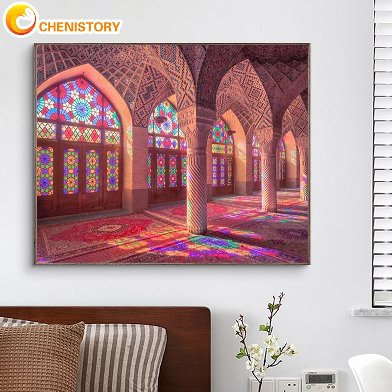 CHENISTORY Paint By Number Pink Mosque Drawing On Canvas HandPainted Painting Art Gift DIY Pictures By Numbers Kits Home Decor
CHENISTORY Paint By Number Pink Mosque Drawing On Canvas HandPainted Painting Art Gift DIY Pictures By Numbers Kits Home Decor