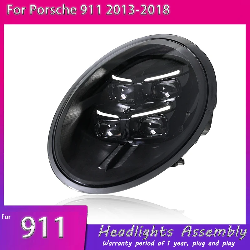 LED Headlight For Porsche 911 2013 2014 2015-2018 Headlight Assembly 911 Modified New LED Daytime Running Lens Plug and play
LED Headlight For Porsche 911 2013 2014 2015-2018 Headlight Assembly 911 Modified New LED Daytime Running Lens Plug and play