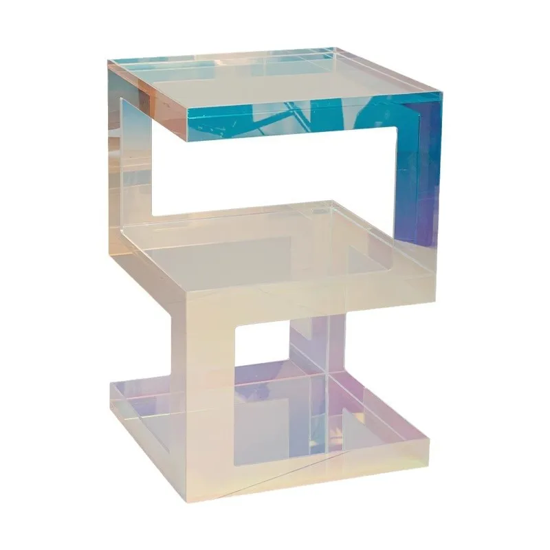 Acrylic sofa side few bedside side cabinets light luxury modern simple living room small table corner few transparent colorful
Acrylic sofa side few bedside side cabinets light luxury modern simple living room small table corner few transparent colorful