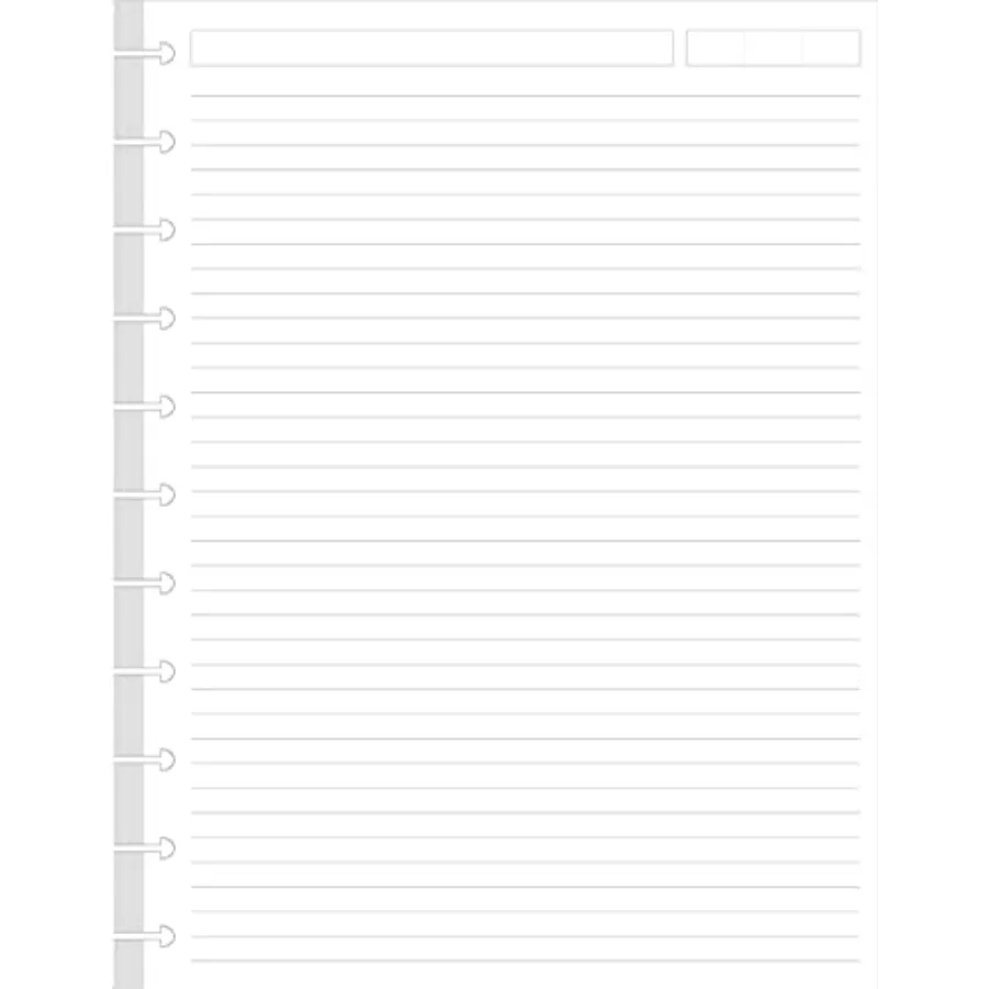 A4 TUL Discbound Lined Refill Paper, 11 Disc Hole Punched, / Pages, 100gsm White Paper, 8.5'' x 11
A4 TUL Discbound Lined Refill Paper, 11 Disc Hole Punched, / Pages, 100gsm White Paper, 8.5'' x 11