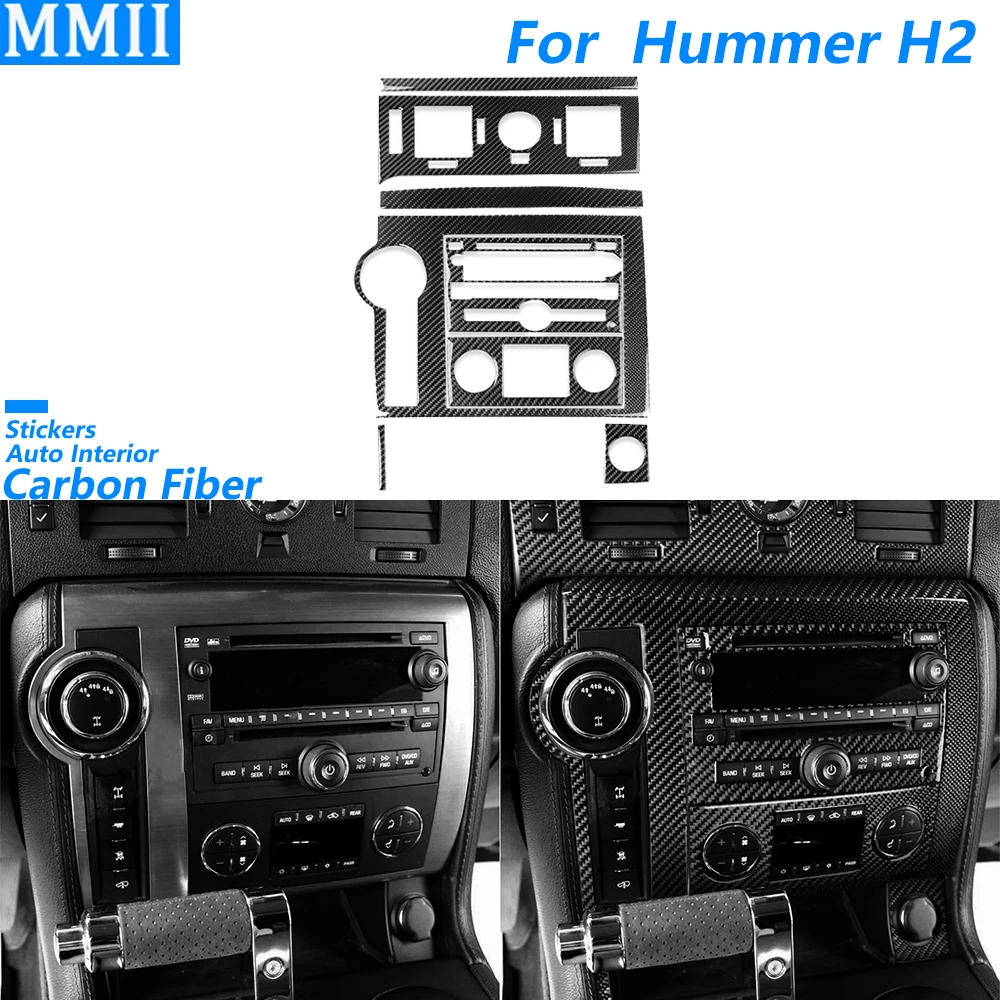 For Hummer H2 2008 2009 Carbon Fiber Center Console Air Outlet Radio CD AC Navigation Panel Set Trim Car Accessories Sticker
For Hummer H2 2008 2009 Carbon Fiber Center Console Air Outlet Radio CD AC Navigation Panel Set Trim Car Accessories Sticker