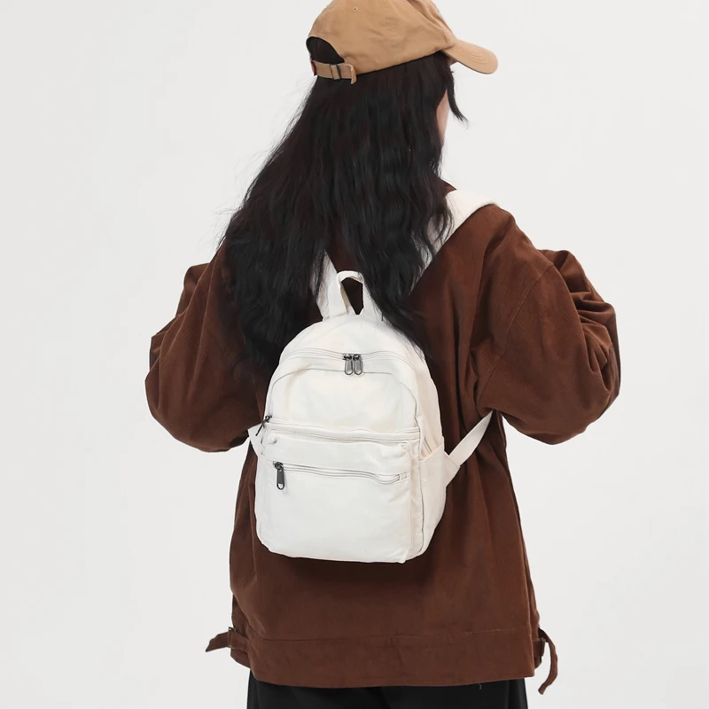 Design Women's Small Canvas Backpacks 2024 Y2K Korean Fashion Solid Color Backpack Lady Travel Retro Back Packs
Design Women's Small Canvas Backpacks 2024 Y2K Korean Fashion Solid Color Backpack Lady Travel Retro Back Packs