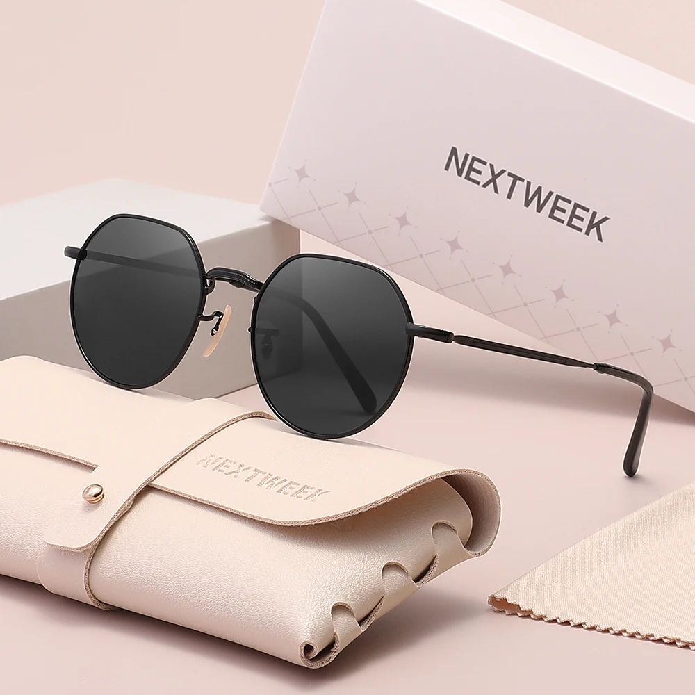 NEXTWEEK Retro Classic Alloy Polarized Sunglasses Round UV400 Protection Eyewear For Men Women Driving Glasses
NEXTWEEK Retro Classic Alloy Polarized Sunglasses Round UV400 Protection Eyewear For Men Women Driving Glasses