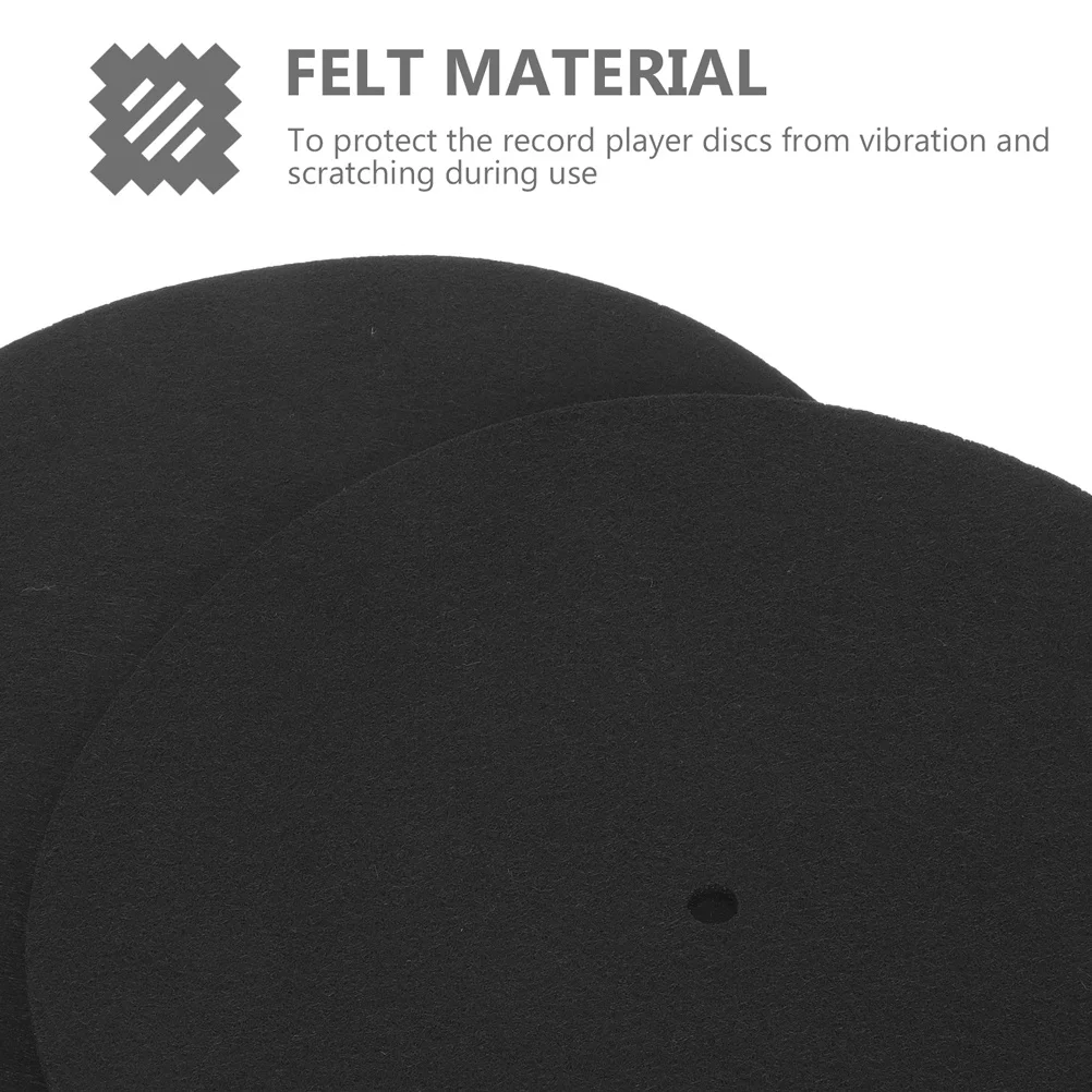2 Pcs Record Protector Disc Felt Pad Player Slip Mat Turntable for Vinyl Records Platter Mats
2 Pcs Record Protector Disc Felt Pad Player Slip Mat Turntable for Vinyl Records Platter Mats