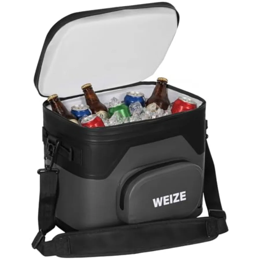 18 Can Soft Cooler, Insulated Leak-Proof Waterproof Lunch Bag, Portable Ice Chest Box, 24HR Cold Retention Soft Cooler for Beac
18 Can Soft Cooler, Insulated Leak-Proof Waterproof Lunch Bag, Portable Ice Chest Box, 24HR Cold Retention Soft Cooler for Beac