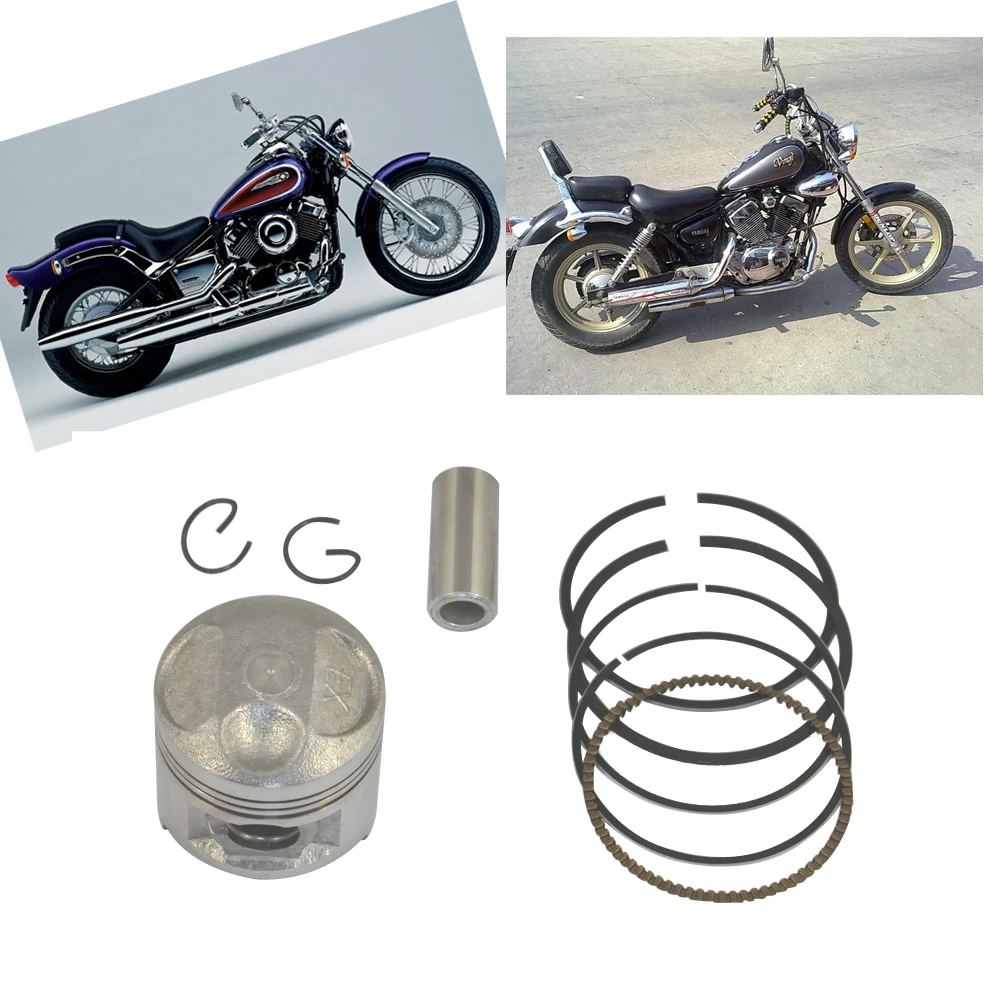 Motorcycle Piston Kit with Rings High Performance For Yamaha XV125 Virago125 XVS125 Dragstar 41.5mm 41.75mm 42mm
Motorcycle Piston Kit with Rings High Performance For Yamaha XV125 Virago125 XVS125 Dragstar 41.5mm 41.75mm 42mm