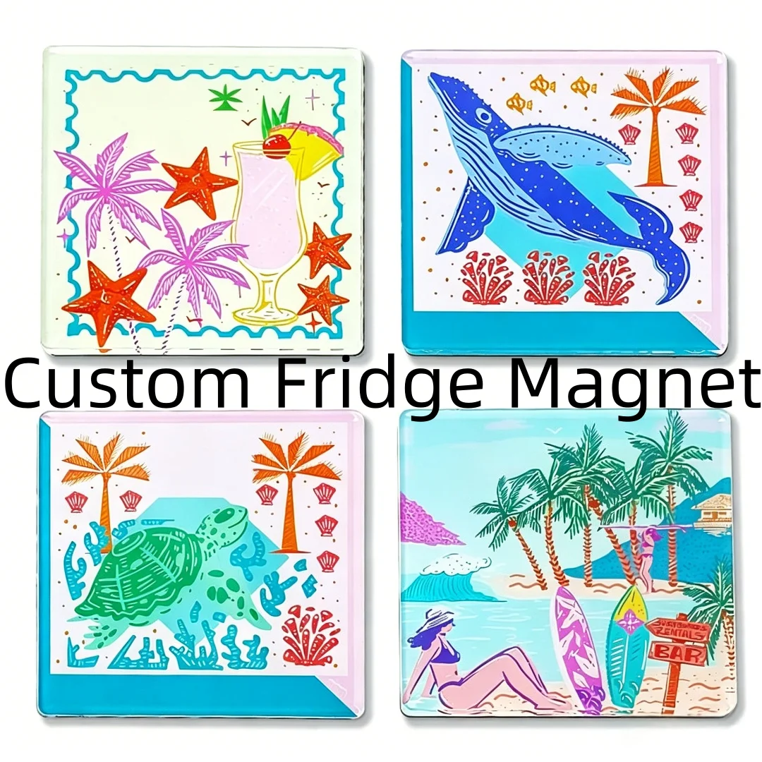 Best Quality Custom Logo Summer Style Clear Printing Plastic Fridge Sticker Customized Acrylic Fridge Magnet
Best Quality Custom Logo Summer Style Clear Printing Plastic Fridge Sticker Customized Acrylic Fridge Magnet