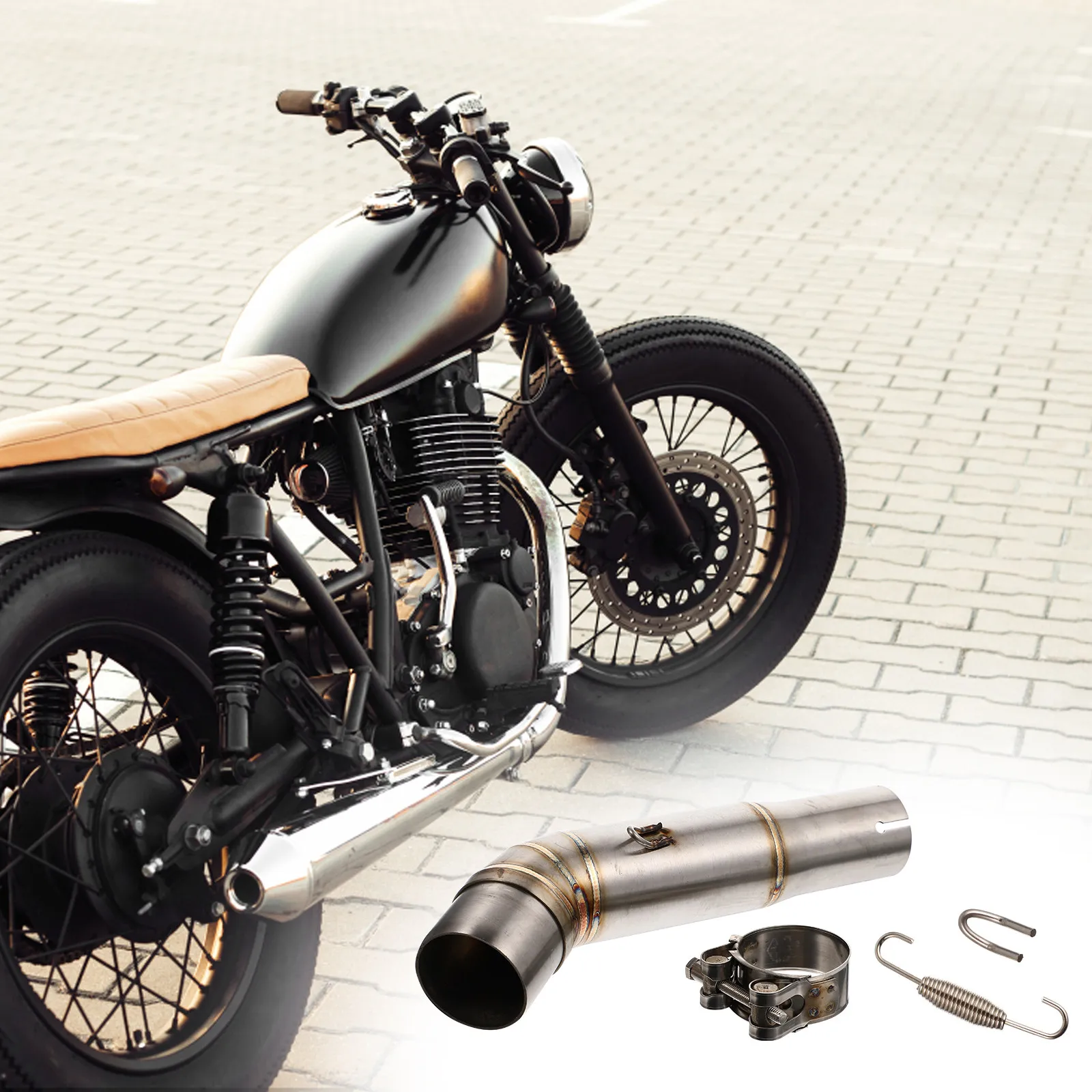 Stainless Steel Motorcycle Exhaust Center Pipe Muffler with Heat Dissipation Holes for Enhanced Performance
Stainless Steel Motorcycle Exhaust Center Pipe Muffler with Heat Dissipation Holes for Enhanced Performance