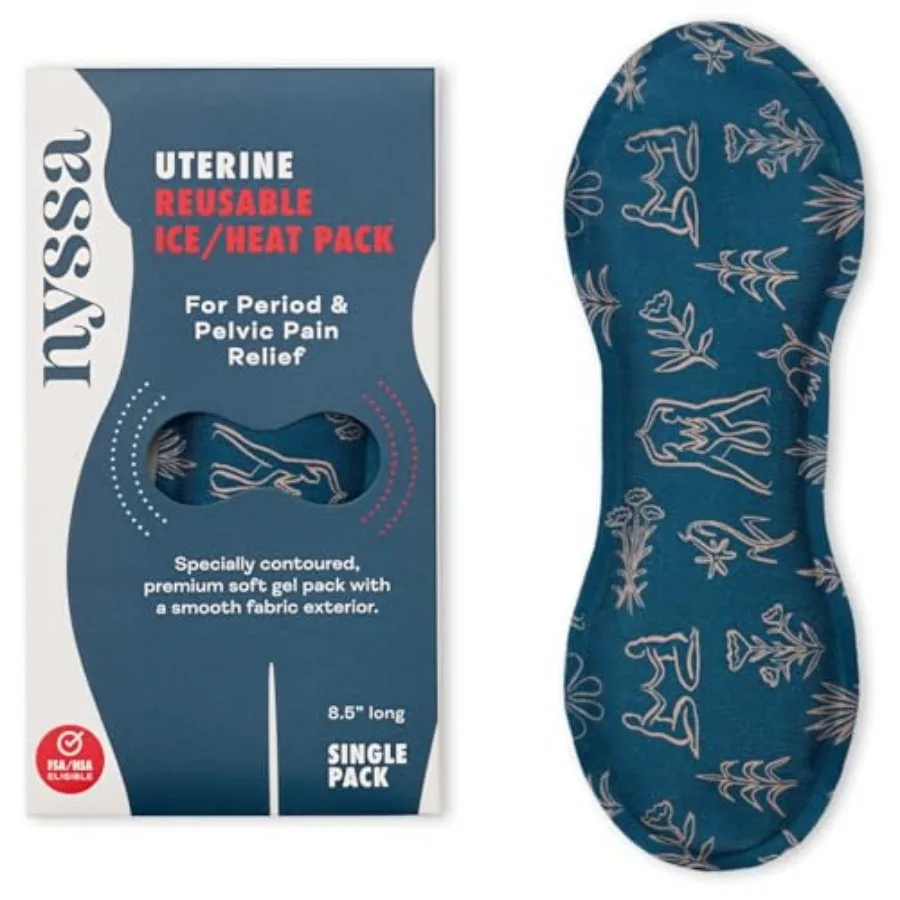 Uterine Ice and Heat Pack Reusable Hot and Cold Therapy for Period, Postpartum, and Endometriosis Relief - Soft, Flexible Gel P
Uterine Ice and Heat Pack Reusable Hot and Cold Therapy for Period, Postpartum, and Endometriosis Relief - Soft, Flexible Gel P