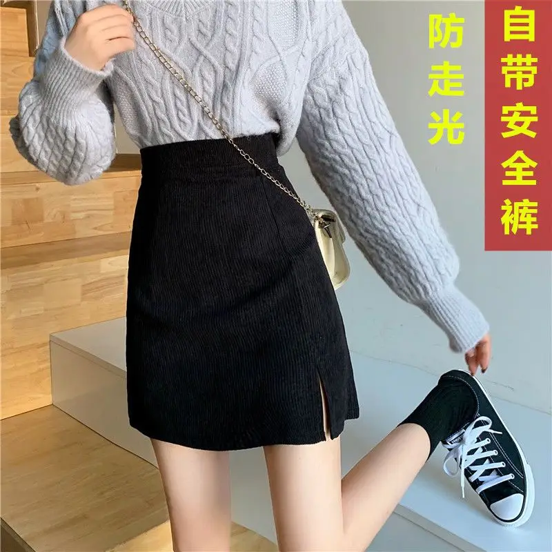 Corduroy Skirt for Women A- line High Waist Cover Design Sense Niche Young Slimming Versatile Small Black Dress Small
Corduroy Skirt for Women A- line High Waist Cover Design Sense Niche Young Slimming Versatile Small Black Dress Small
