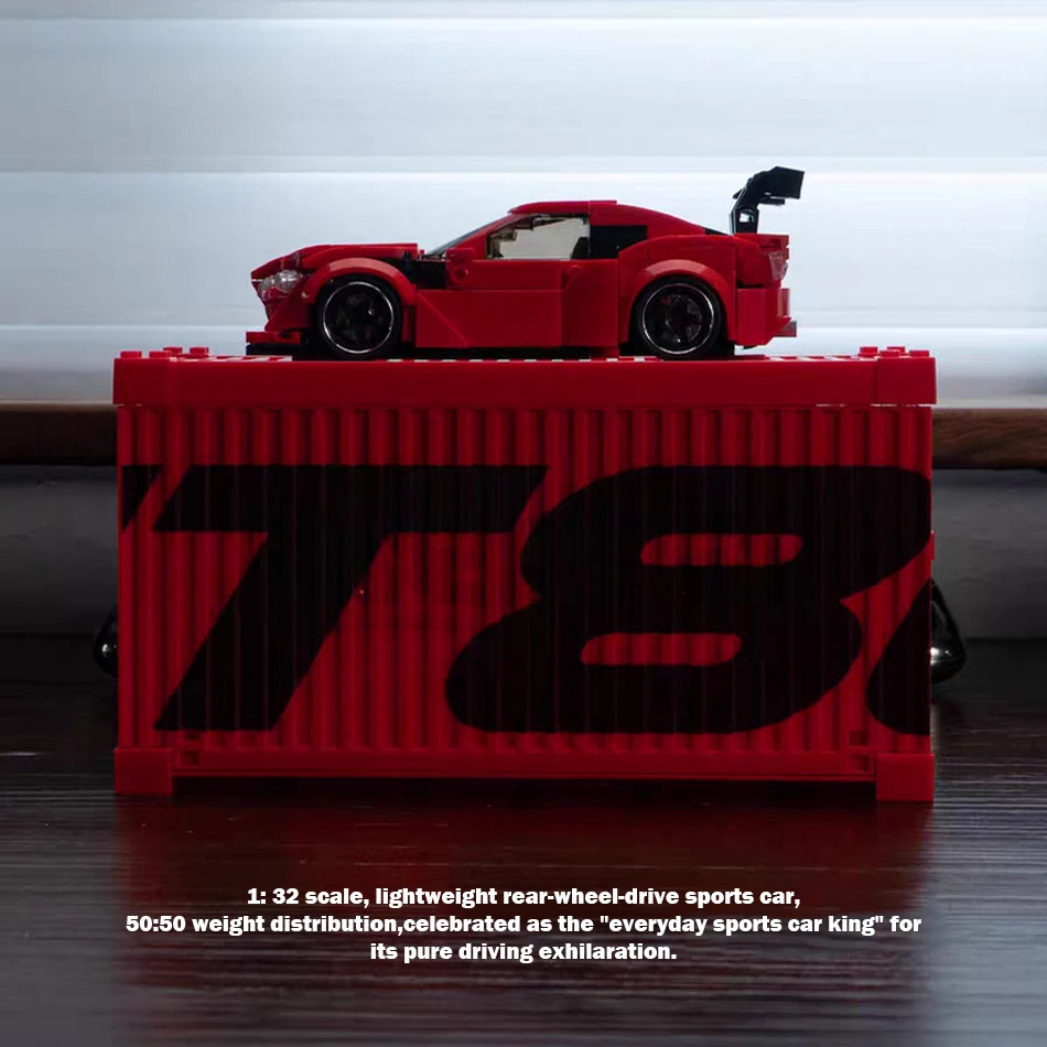 417 PCS MOC City Technical Sports Car Building Blocks Supercar Racing Vehicle Container Display Box Bricks Toys Kids Adults Gift
417 PCS MOC City Technical Sports Car Building Blocks Supercar Racing Vehicle Container Display Box Bricks Toys Kids Adults Gift