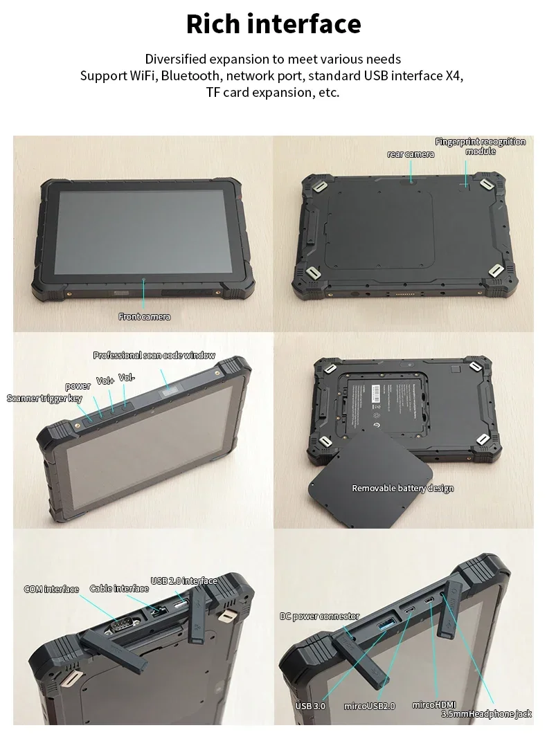 Windows 10 10.1 Inch Rugged Tablet Intel N4200 5.0MP Rear Camera Wrist Strap
Windows 10 10.1 Inch Rugged Tablet Intel N4200 5.0MP Rear Camera Wrist Strap