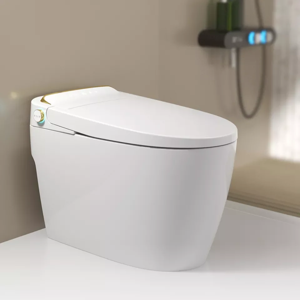 Сантехника Электронная автоматическая чистая ванная комната Интеллектуальная нагревательная крышка для унитаза Умный биде Унитаз Интеллектуальный
Сантехника Электронная автоматическая чистая ванная комната Интеллектуальная нагревательная крышка для унитаза Умный биде Унитаз Интеллектуальный
